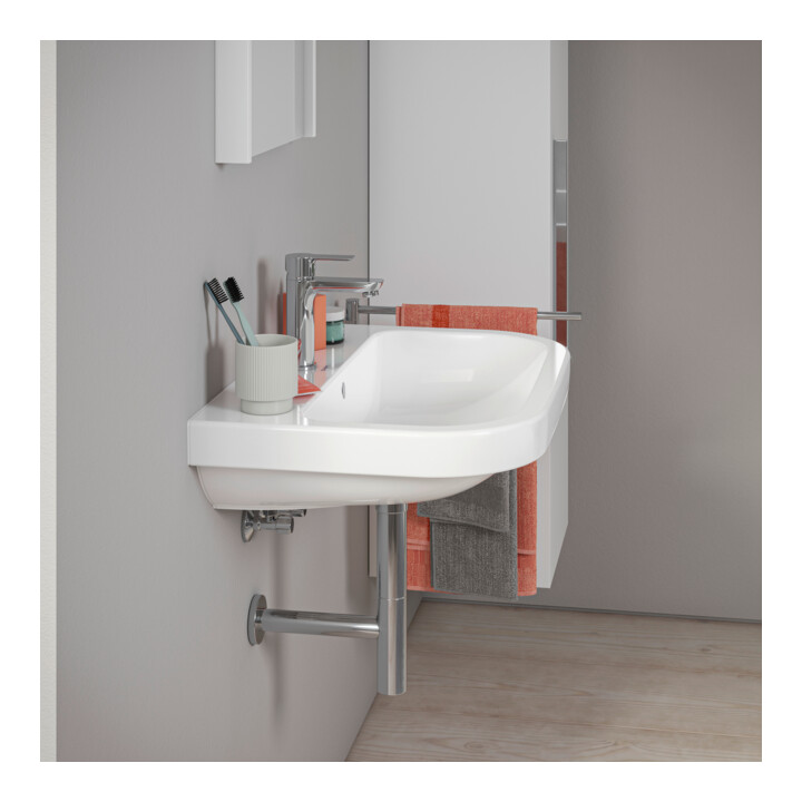 Duravit Lavabo D-Code 65x46 cm, avec trou robinet, trop-plein, blanc