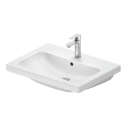 Duravit Lavabo D-Code 65x48 cm, avec trou robinet, trop-plein, blanc