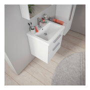 Duravit Lavabo D-Code 65x48 cm, avec trou robinet, trop-plein, blanc-2