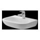Duravit Lavabo D-Code Med 45x34 cm, avec trop-plein, blanc, avec trou robinet