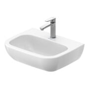 Duravit Lavabo D-Code Med 55x43 cm, avec trou robinet + trou, sans trop-plein, blanc