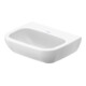 Duravit Lavabo D-Code Med 55x43 cm, sans robinetterie, avec trou de robinet, blanc-1