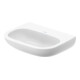 Duravit Lavabo D-Code Med 60x46 cm, sans robinetterie, avec trou de robinet, blanc-1