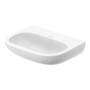 Duravit Lavabo D-Code Med 60x46 cm, sans robinetterie, avec trou de robinet, blanc