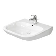 Duravit Lavabo D-Code Vital 60x55,5 cm, avec trop-plein, blanc, accessible PMR