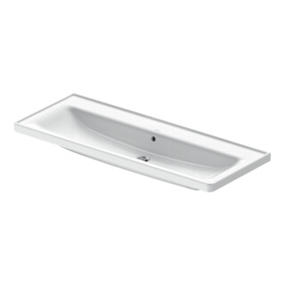 Duravit Lavabo D-Neo 120,5x48 cm, avec trop-plein, blanc brillant, sans robinet