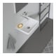Duravit Lavabo D-Neo 45x33,5 cm, sans trop-plein, avec trop-plein, blanc