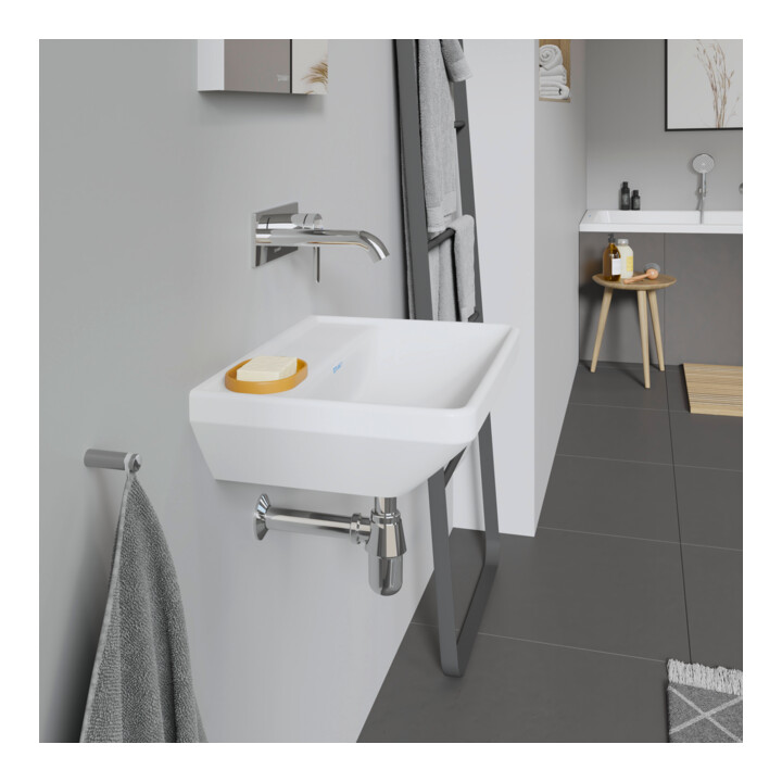 Duravit Lavabo D-Neo 45x33,5 cm, sans trop-plein, avec trop-plein, blanc