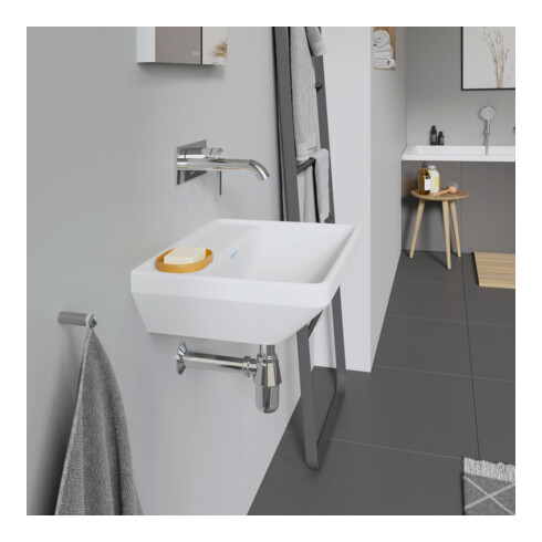 Duravit Lavabo D-Neo 45x33,5 cm, sans trop-plein, avec trop-plein, blanc