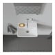 Duravit Lavabo D-Neo 45x33,5 cm, sans trop-plein, avec trop-plein, blanc
