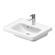 Duravit Lavabo D-Neo 50x40 cm, avec trop-plein, HLP, avec trou de robinet, blanc