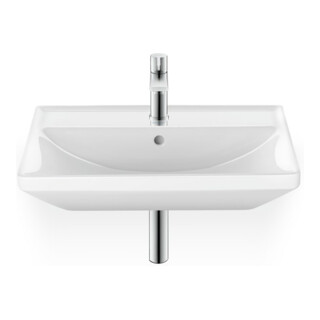 Duravit Lavabo D-Neo 55x44 cm, avec robinetterie, blanc, trou robinet, blanc