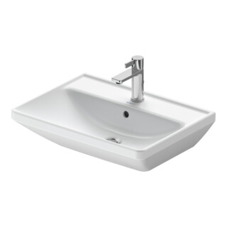 Duravit Lavabo D-Neo 60x44 cm, avec robinetterie, blanc, trou robinet, blanc