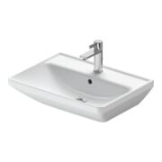 Duravit Lavabo D-Neo 60x44 cm, avec robinetterie, blanc, trou robinet, blanc