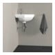 Duravit Lavabo d'angle 1930 59,5x45 cm, avec trop-plein, trou robinet, blanc