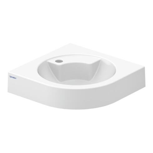 Duravit Lavabo d’angle Architec 63,5x54 cm, avec trop-plein, blanc