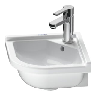 Duravit Lavabo d’angle Starck 3 43x38 cm, avec trop-plein, blanc