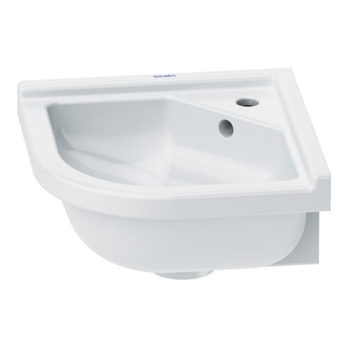 Duravit Lavabo d’angle Starck 3 43x38 cm, avec trop-plein, blanc