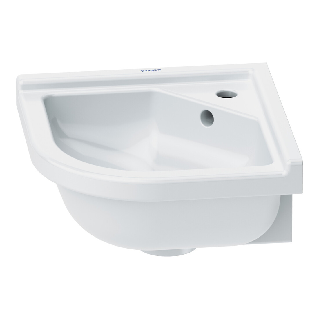 Duravit Lavabo d’angle Starck 3 43x38 cm, avec trop-plein, blanc