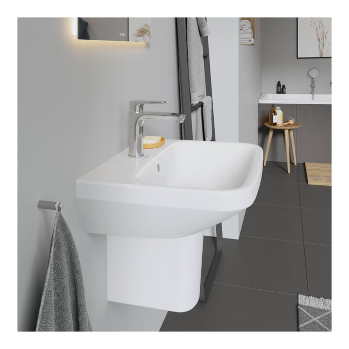 Duravit Lavabo DuraStyle 55x44 cm, blanc, m HL, ÜL, plan robinetterie