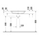 Duravit Lavabo DuroCast Plus Sivida 62x48,5 cm, avec trou robinet, blanc mat soyeux-2