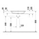 Duravit Lavabo DuroCast Plus Sivida 62x48,5 cm, avec trou robinet, blanc mat soyeux