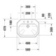 Duravit Lavabo encastré 1930 58x47cm, EB haut, avec trop-plein, blanc-4