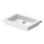 Duravit Lavabo encastré 2nd floor 58x41,5 cm, encastr. face, sans trop-plein, blanc