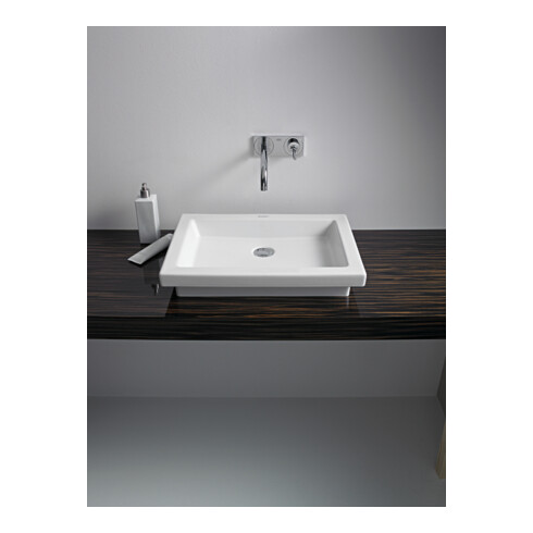 Duravit Lavabo encastré 2nd floor 58x41,5 cm, encastr. face, sans trop-plein, blanc