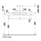 Duravit Lavabo encastré 2nd floor 58x41,5 cm, encastr. face, sans trop-plein, blanc-5