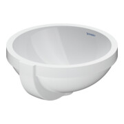 Duravit Lavabo encastré Architec 32,5 cm, blanc, EB v unt, sans trou robinet, HLB, avec trop-plein