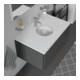Duravit Lavabo encastré Architec 37,5 cm, EB v unt, s. HL, ÜL u. HLB, blanc