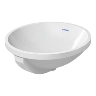 Duravit Lavabo encastré Architec d 40 cm, EB v unt, s. trou rob., HLB, c/ trop-plein, blanc