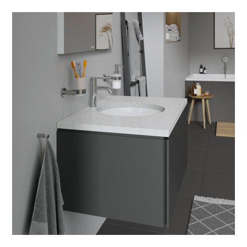 Duravit Lavabo encastré Architec d 40 cm, EB v unt, s. trou rob., HLB, c/ trop-plein, blanc