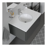Duravit Lavabo encastré Architec d 40 cm, EB v unt, s. trou rob., HLB, c/ trop-plein, blanc-5