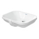 Duravit Lavabo encastré D-Code 55x40 cm, EB bas, sans trou robinet, HLB, avec trop-plein, blanc-1