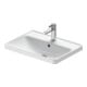 Duravit Lavabo encastré D-Neo 60x44 cm, EB haut, avec trop-plein, blanc-1