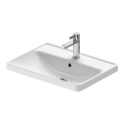 Duravit Lavabo encastré D-Neo 60x44 cm, EB haut, avec trop-plein, blanc