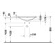 Duravit Lavabo encastré D-Neo 60x44 cm, EB haut, avec trop-plein, blanc-4