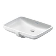 Duravit Lavabo encastré No. 1 55x40 cm, EB v u, sans trop-plein, blanc