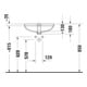 Duravit Lavabo encastré No. 1 EB H I P, fermé, blanc-4