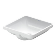 Duravit Lavabo encastré Starck 3 43x43 cm, EB bas, sans trop-plein, blanc