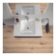 Duravit Lavabo encastré Starck 3 43x43 cm, EB bas, sans trop-plein, blanc