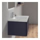 Duravit Lavabo encastré Starck 3 43x43 cm, EB bas, sans trop-plein, blanc