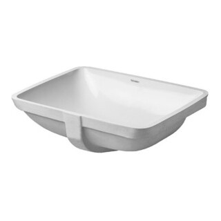 Duravit Lavabo encastré Starck 3 49x36,5 cm, EB v u, s. HL, HLB, c. ÜL, blanc
