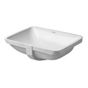 Duravit Lavabo encastré Starck 3 49x36,5 cm, EB v u, s. HL, HLB, c. ÜL, blanc-1