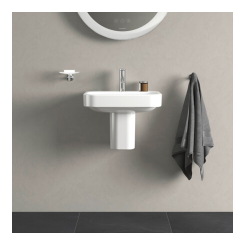 Duravit Lavabo Happy D.2 50x36 cm, avec trop-plein, blanc