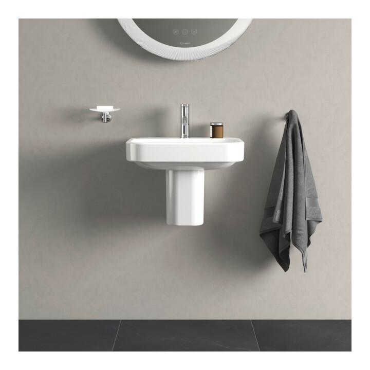 Duravit Lavabo Happy D.2 50x36 cm, avec trop-plein, blanc