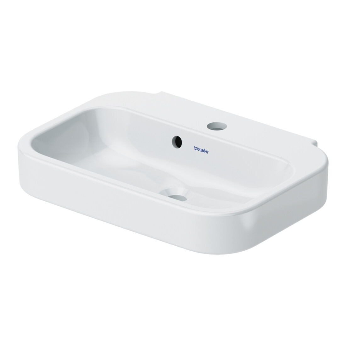 Duravit Lavabo Happy D.2 50x36 cm, avec trop-plein, blanc