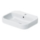 Duravit Lavabo Happy D.2 60x47,5 cm, blanc, m HL, ÜL, plan vasque avec trou robinet-2